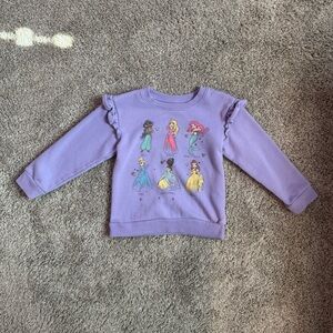Disney Purple Princess Kids Sweatshirt